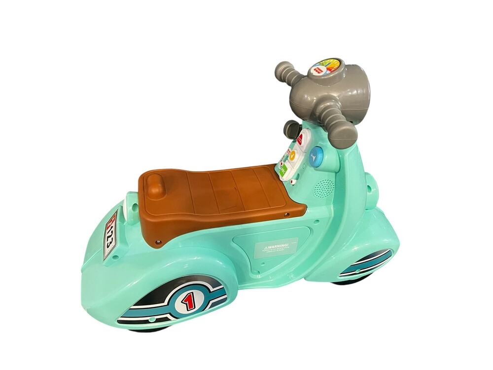 Fisher Price Ride On Scooter Toddler Toy Lights Sounds - Preowned